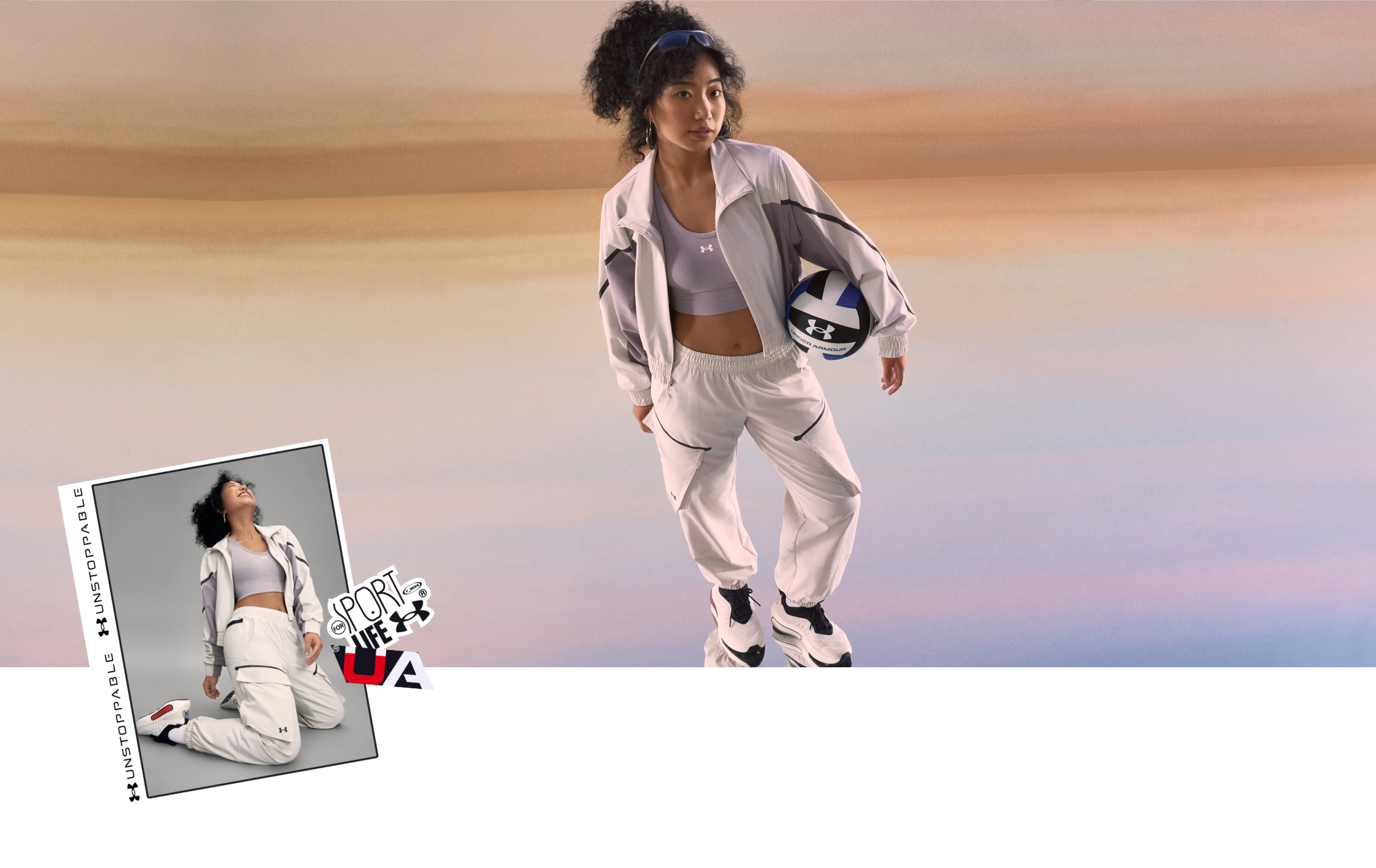 女子UNSTOPPABLE模特上身效果