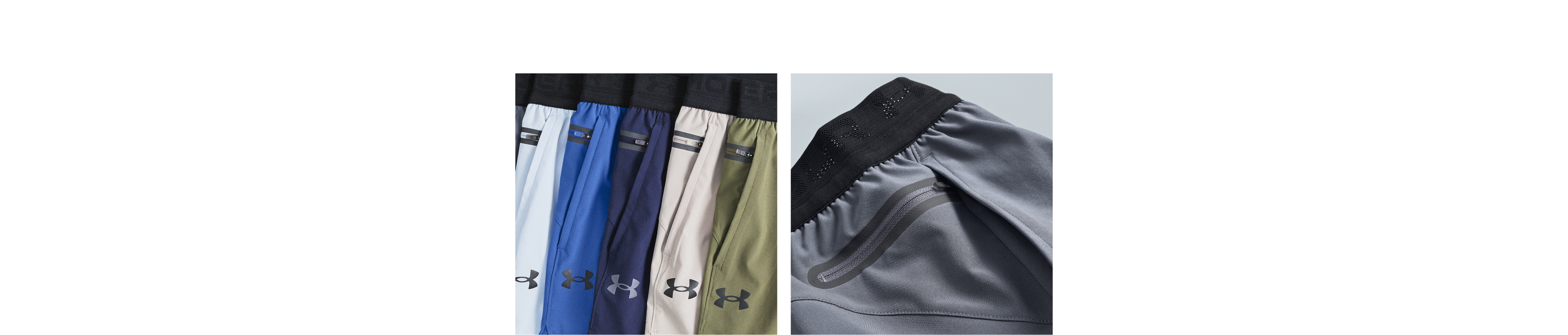 男子UA Vanish Elite梭织短裤细节展示